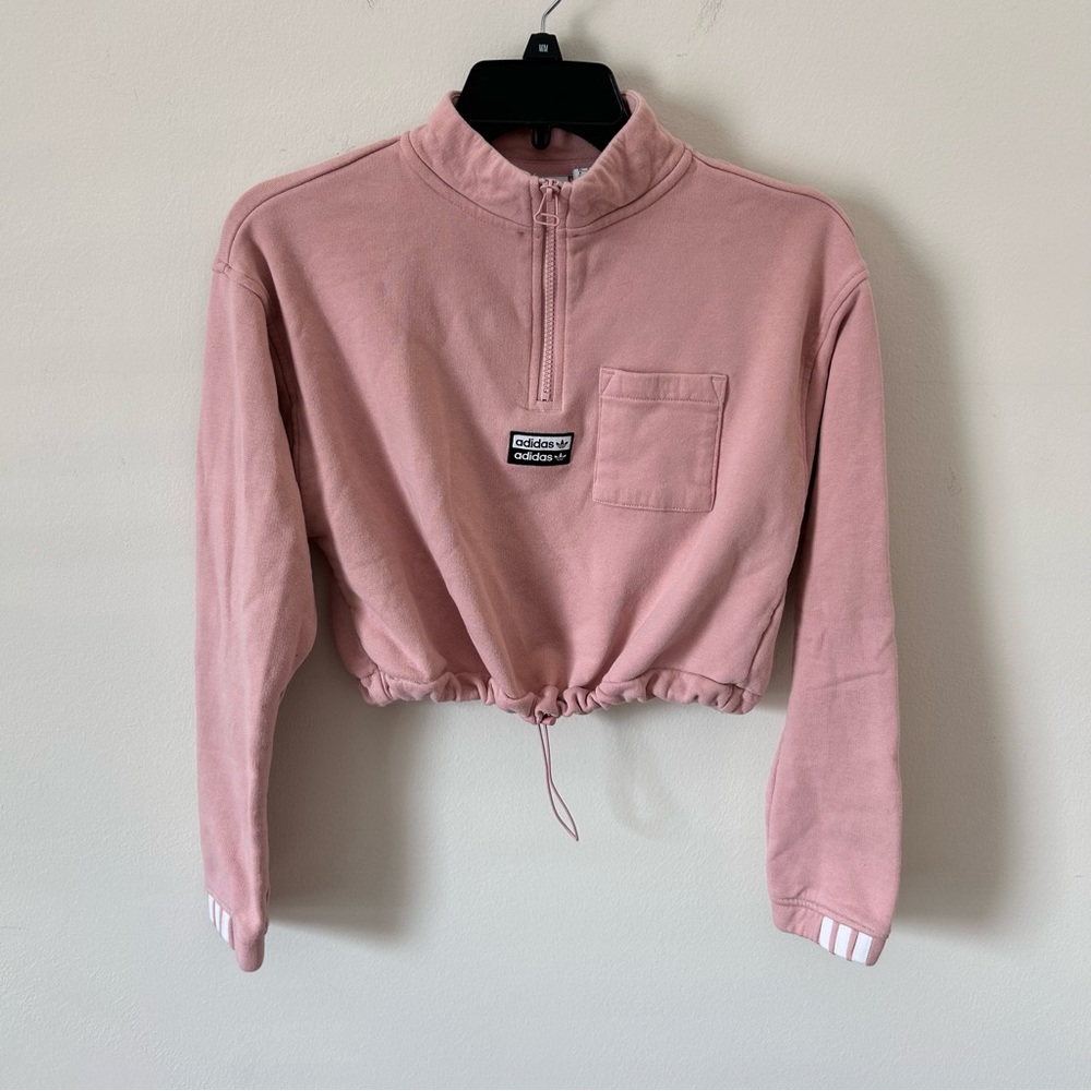 Adidas crop sweatshirt